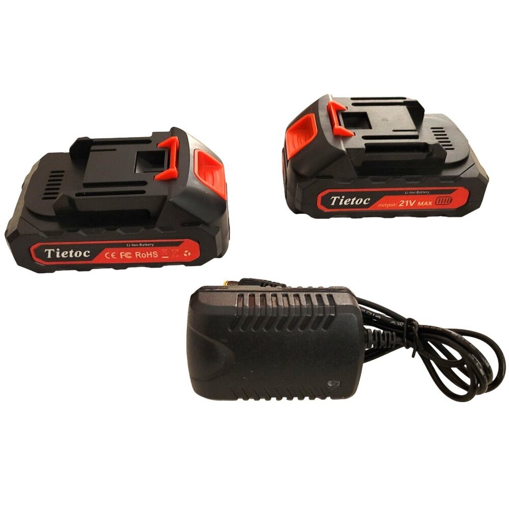 Tietoc Mini Cordless Chainsaw w/ Case Accessories 6" Blade 2-Batteries Portable - Picture 5 of 9